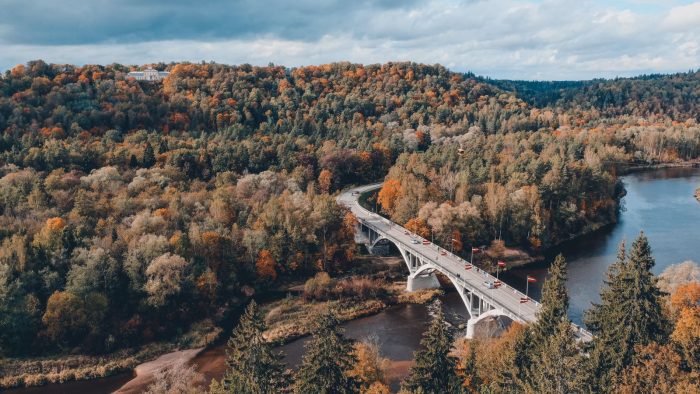 Autumn in Gauja National park Latvia