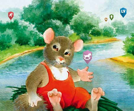 Adventures of the Dormouse in Gauja National Park in Latvian